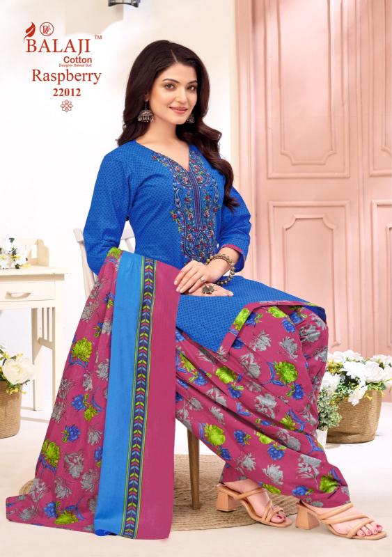 Balaji raspberry vol-22 cotton dress materials wholesale in bangalore